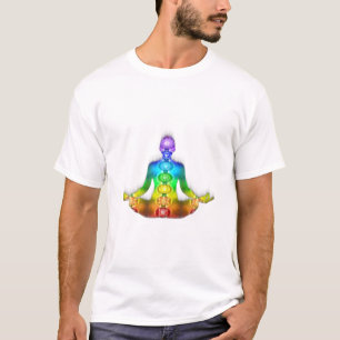 7 Chakras Yoga Medizin Yaga und Fitness Lover T-Shirt