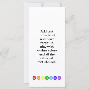 7 Chakren in einer horizontalen Linie