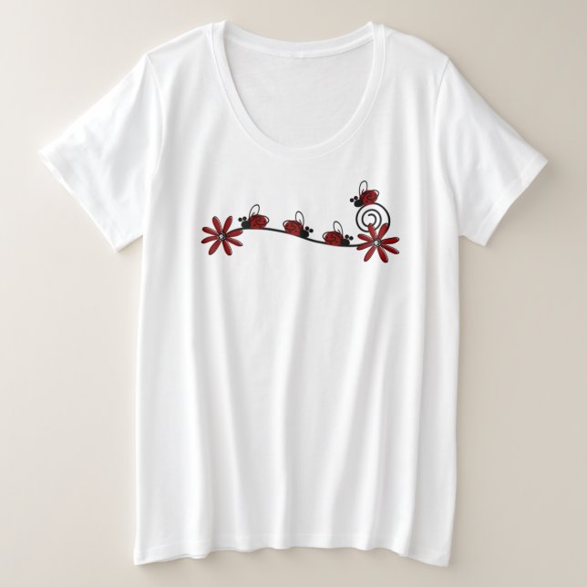 #7 Doppelseitig Wähle deine Größe! Große Größe T-Shirt (Design vorne)