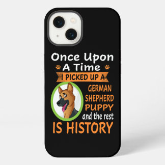 7 Einmal hob ich einen Deutschen Schäferhund auf P iPhone Hülle