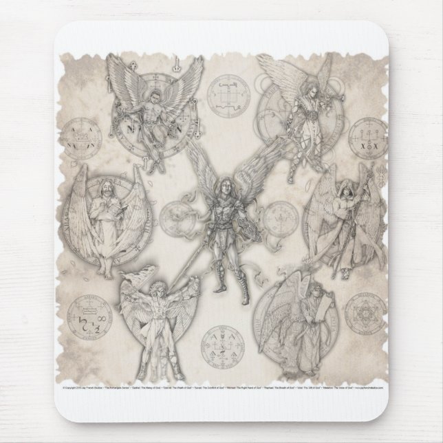 7 Erzengel Mousepad (Vorne)