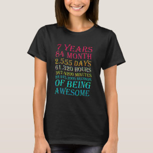 7. Geburtstag 7. Geburtstag Quotes 7. Geburtstag T-Shirt