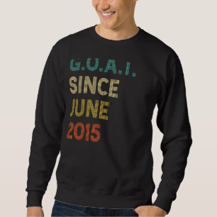 7. Geburtstag 7 Jahre alte Ziege seit Juni 2015 Sweatshirt
