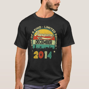 7. Geburtstag Dezember 2014 Retro 7 Jahre alt Vint T-Shirt