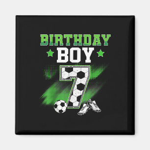 7. Geburtstag Junge Fußball 7 Jahre Sport 7 Jahre Magnet