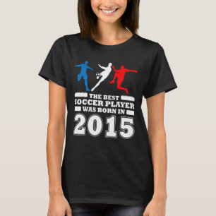 7. Geburtstagsfußball 7 Jahre alter Fußballspieler T-Shirt