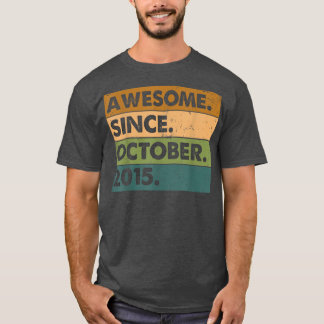 7. Geburtstagsgeschenke Phantastisch seit Oktober T-Shirt