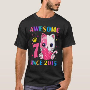 7. Geburtstagskaräste 7 Jahre alt Phantastisch sei T-Shirt