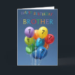 7. Geburtstagskarte farbige Ballons Brother Karte<br><div class="desc">Erstellt aus einem Original Studio Porto Sabbia Foto! Diese farbige Balloons-Geburtstagskarte ist als altersspezifische Karte im Alter von 1 bis 12 Jahren,  in verschiedenen Sprachen,  für verschiedene spezifische (Familien-)Beziehungen und als Geburtstagsparty-Einladung erhältlich.</div>