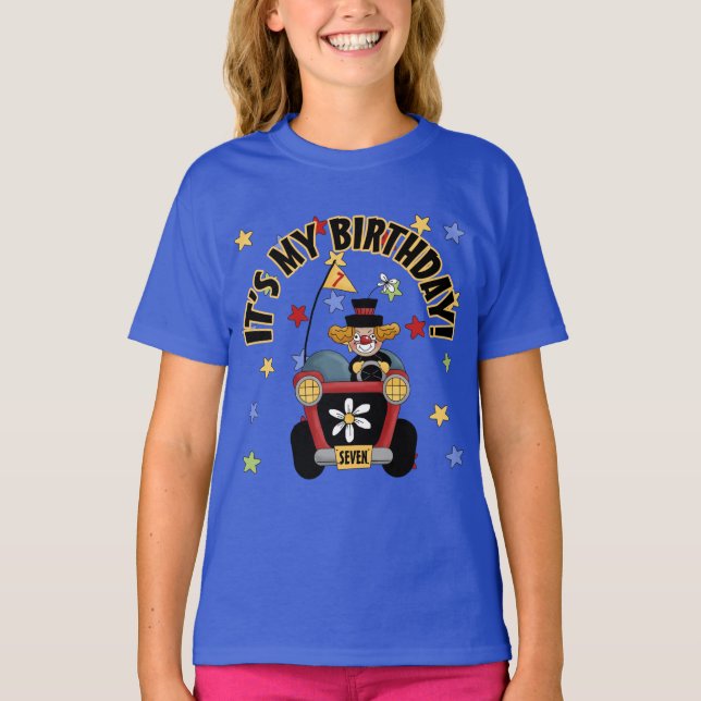 7. Geburtstagsklown T-Shirt (Vorderseite)