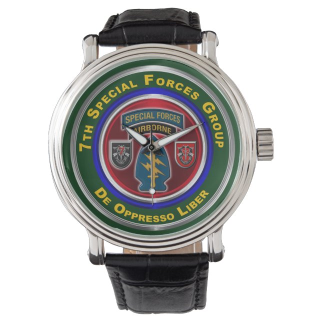 7. Gruppe der Spezialeinheiten Im Flugzeug Armbanduhr (Vorderseite)