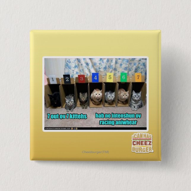 7 heraus ov 7 kittehs button (Vorderseite)