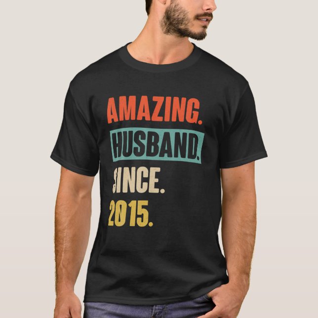 7 Hochzeit Jubiläum Geschenk Ihm - Phantastischer  T-Shirt (Vorderseite)