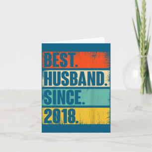 7. Hochzeitsjubiläum für ihn Ehemann Design Karte