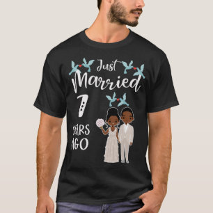 7. Hochzeitstag vor nur 7 Jahren verheiratet T-Shirt