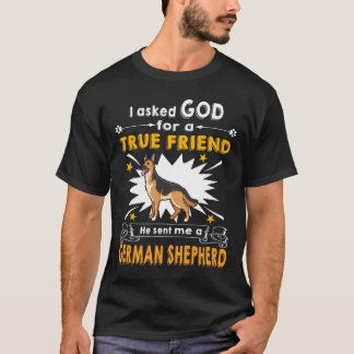 7 Ich bitte Gott um einen wahren Freund Er schickt T-Shirt