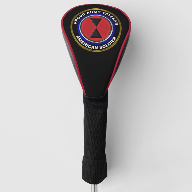 7. Infanterie-Division "Bayonet Division" Veteran Golf Headcover (Vorderseite)