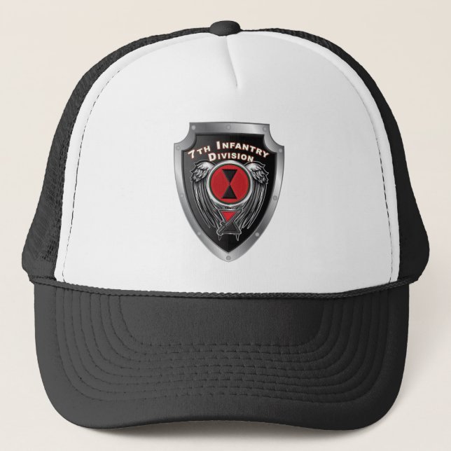 7. Infanterieabteilung "Bayonet Division" Truckerkappe (Vorderseite)