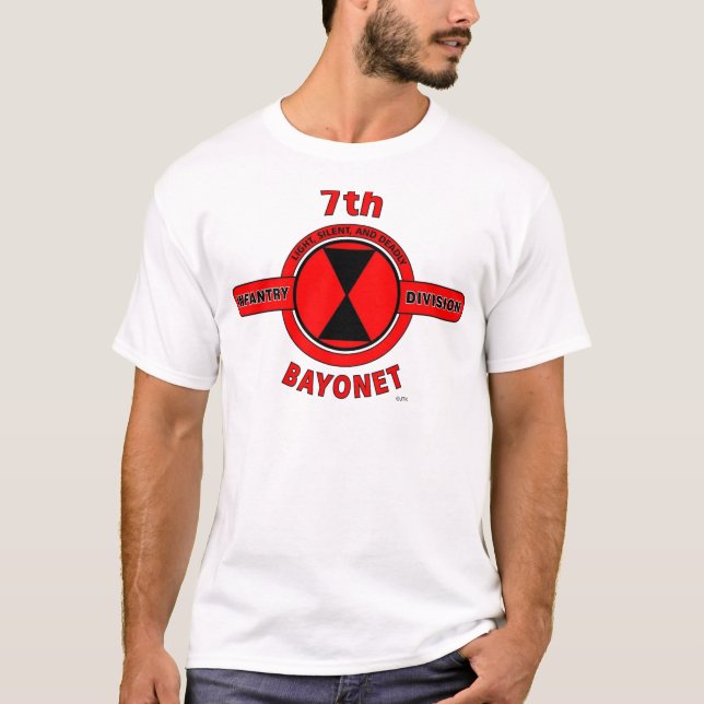 7. INFANTERIEDIVISION "BAJONETT-ABTEILUNG " T-Shirt (Vorderseite)
