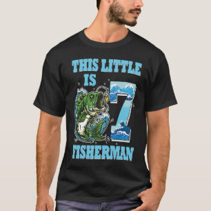 7 Jahre alt dieser kleine Fischer ist 7 Jahre alt T-Shirt