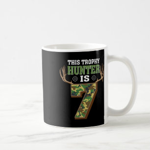7 Jahre alte Jagd 7. Geburtstagsparty Hirschjäger Kaffeetasse