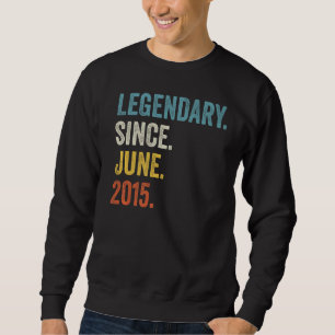 7 Jahre alte Legendärin seit Juni 2015 7. Geburtst Sweatshirt