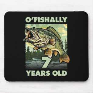 7 Jahre alter Fischer O'fishalle 7 Fischerei 7. Ge Mousepad