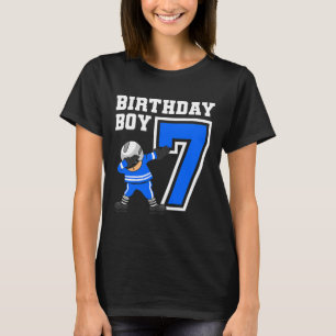7 Jahre Junge Eishockey Spieler 7. Geburtstag Kind T-Shirt