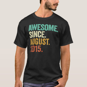 7 Jahre Phantastisch seit August 2015 7. Geburtsta T-Shirt