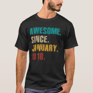 7 Jahre Vintag seit Januar 2018 7. T-Shirt