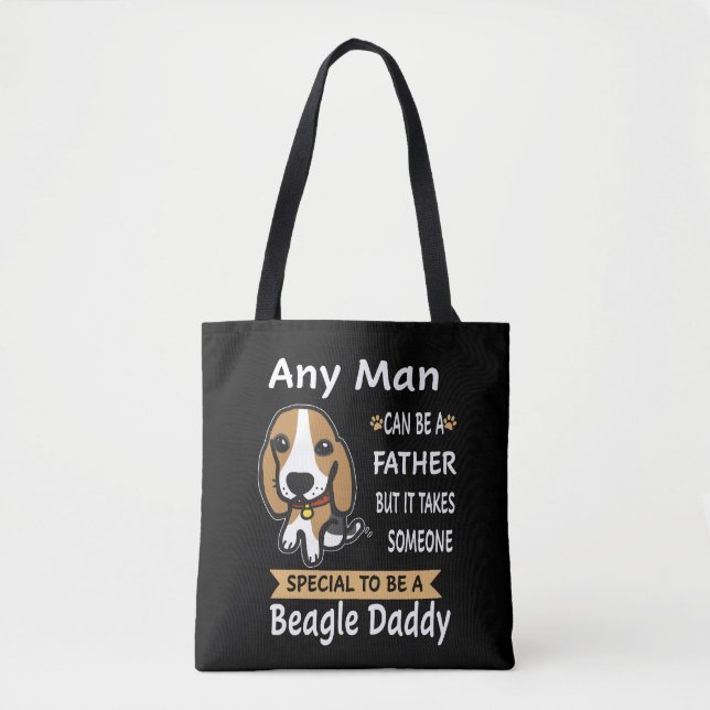 7 Jeder Mann Beagle Daddy Tasche (Vorderseite)