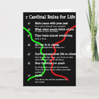 7 Kardinal Regeln für LIFE