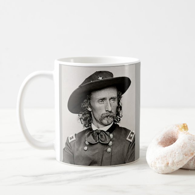 7. Kavallerie-Tasse General-George Armstrong Kaffeetasse (Mit Donut)