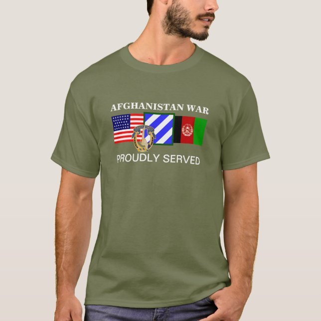7. KAVALRY 3. INFANTRIE AFGHANISTAN KRIEG T - SHIR T-Shirt (Vorderseite)