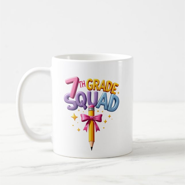 7. Klasse Squad Back to School Kaffeetasse (Links)