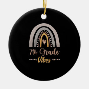 7. Klasse Vibes Siebte Klasse Zurück zur Schule Keramik Ornament