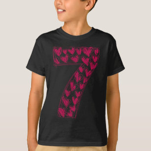 7 Lehrer trendy 6 7 viraler Sketch Herz 67 süß Ma T-Shirt