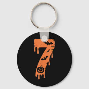 7 Number Meme 67 Sechs Sieben Halloween Schlüsselanhänger
