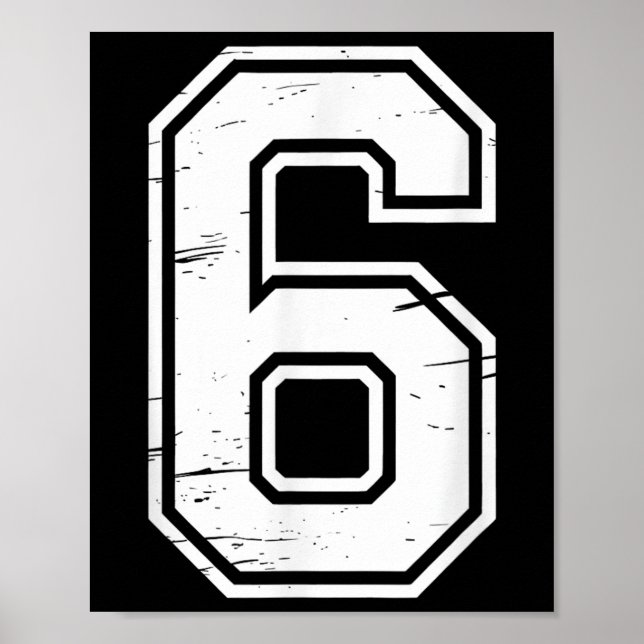 7 Nummer 67 Six Seven Meme  Poster (Vorne)