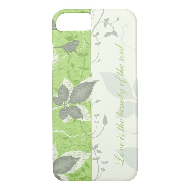 7 Oiseaux Feuille Inspirational iPhone 6 coque (Dos)