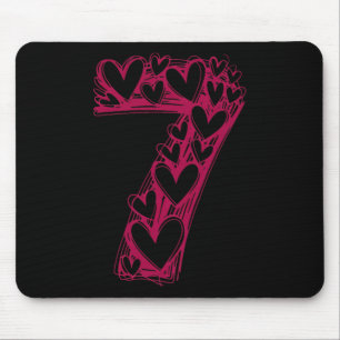 7 Paar Trendige 6 7 Virale Skizze Herz 67 Süße Mat Mousepad