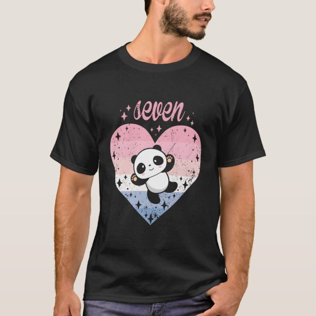 7 Panda 7th B-Day T-Shirt (Vorderseite)