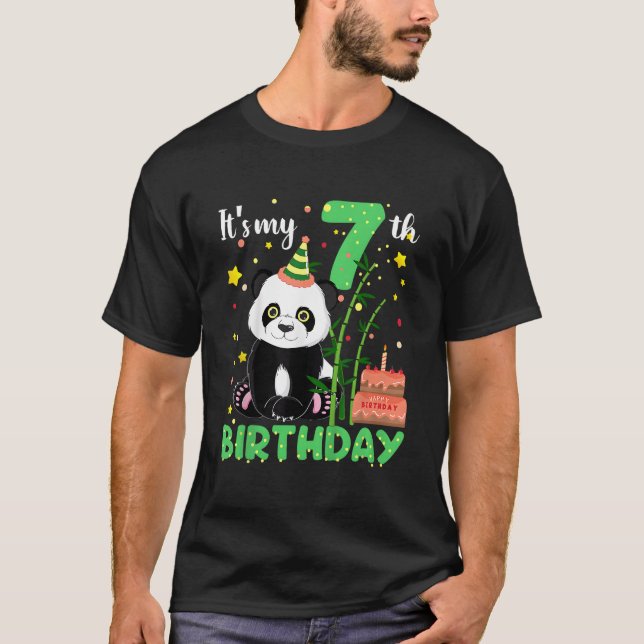 7 Panda 7Th Panda T-Shirt (Vorderseite)
