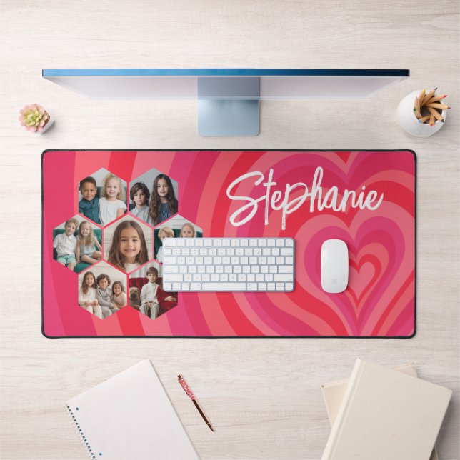 7 Photo Collage Psychédélique Nom de la calligraph (Bureau 1)