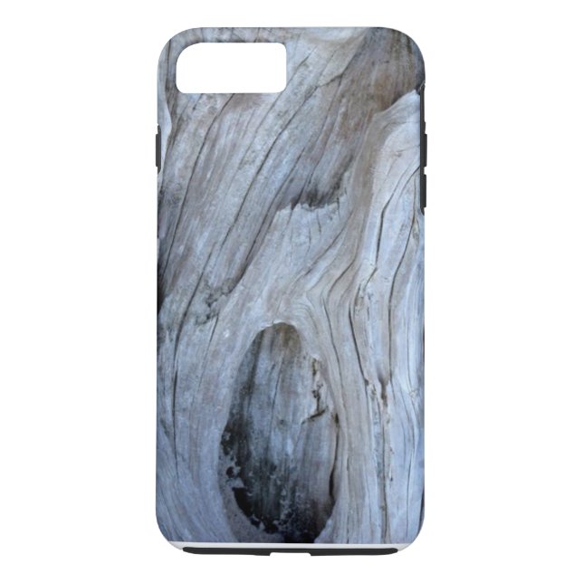 7 Plus Coque iphone de conception de bois (Dos)