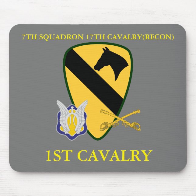 7. QUADRON 17. CAVALRY(RECON) 1. CAVALRY MOUSEPAD (Vorne)