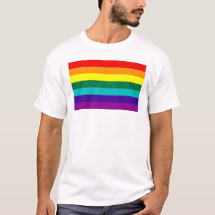 7 Regenbogen-Gay Pride-Fahne T-Shirt