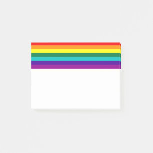 7 Regenbogenfarben Post-it Klebezettel