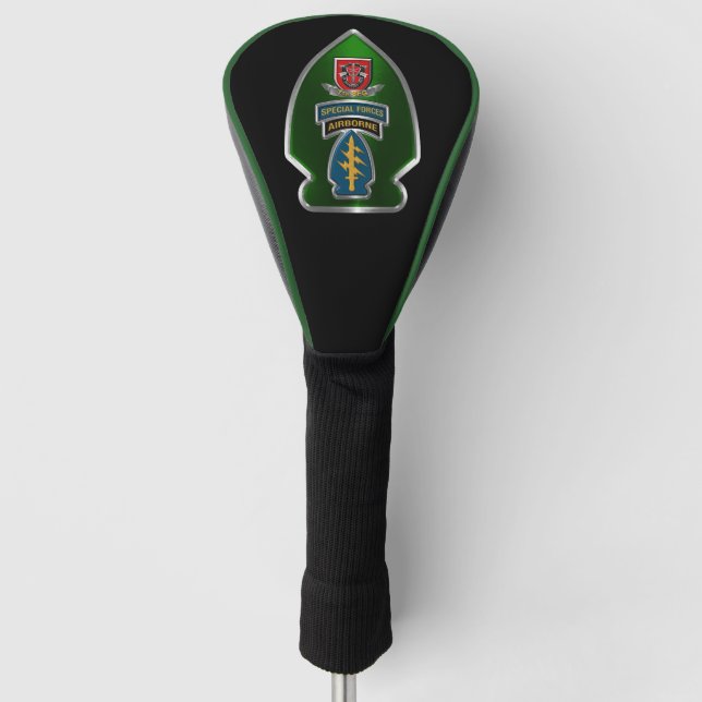 7. Sondereinsatzgruppe (Im Flugzeug) Pfeilspitzen Golf Headcover (Vorderseite)