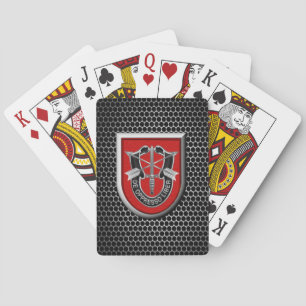 7. Special Forces Group Im Flugzeug Playing Cards Spielkarten